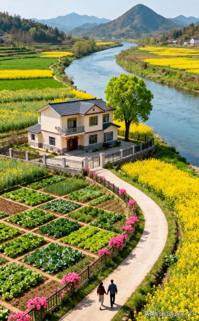 田园风光，浪漫漫步，心旷神怡！