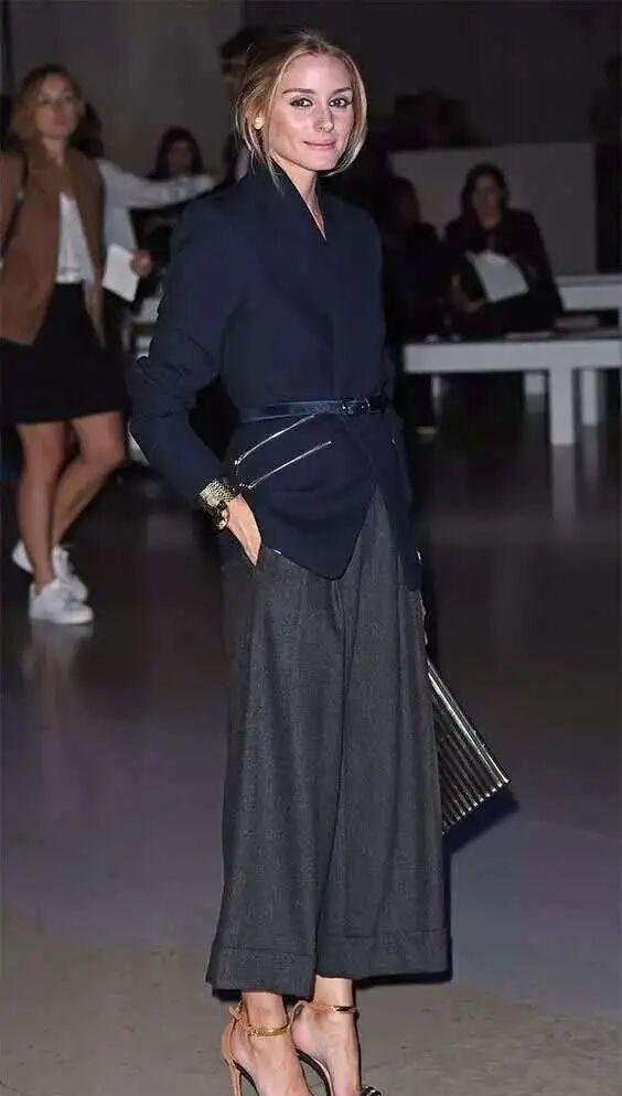 秋冬穿藏蓝色：真的很高级