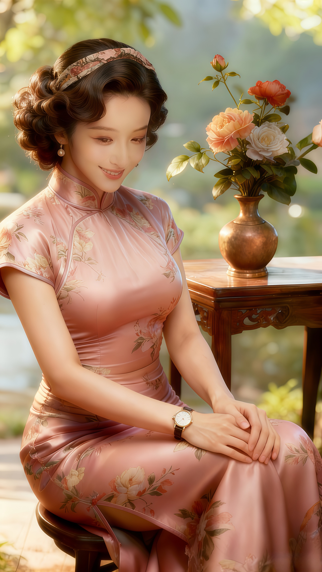 国色天香，尽显东方女性之魅力。