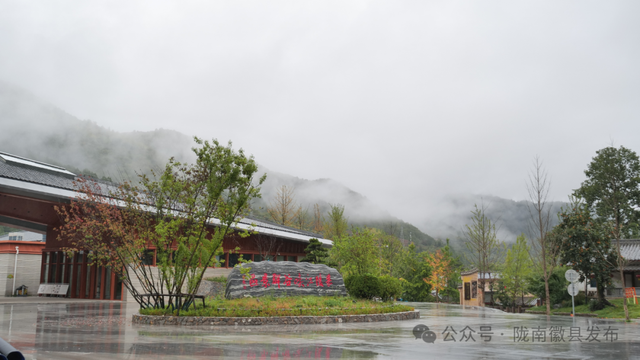 十月秋雨润田河 嘉陵镇银杏梦谷现水墨画卷​