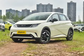 新车 | 售9.98万元，续航420公里，2025款比亚迪海豚活力版到店图片