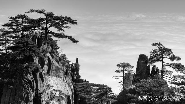 水墨黄山风光