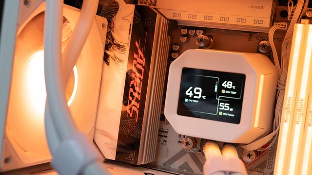 银白顶配，98X3D+技嘉B850M雕妹+索泰RTX 5080+6400C28 96GB装机
