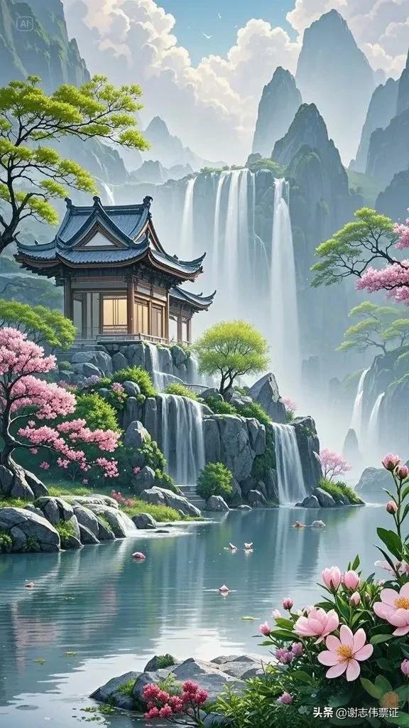 人间仙境 美如画卷