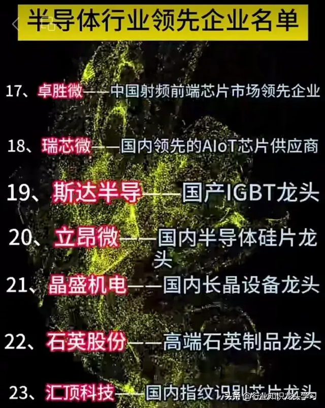 值得珍藏：2025年八大科技+半导体+存储芯片+机器人+顶级公司等