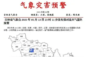 8—10级雷暴大风或冰雹！吉林省紧急预警！图片