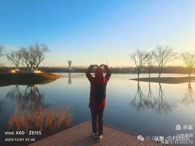 初冬北京朝阳坝河金盏淀:清寒里的静美画卷|申艳娟