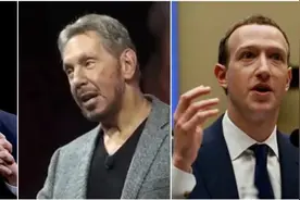 全球三大富豪，财富总额已达1万亿美元图片