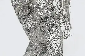 线条虽然简单，但画好并不简单！图片