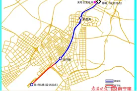 南宁地铁1号机场线、5号南延线方案设计总平面图出炉图片