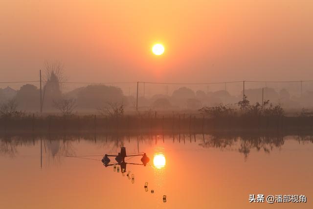 冬日的无锡白米荡风光