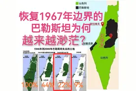 巴勒斯坦欲恢复1967年边界，为何希望渺茫？图片