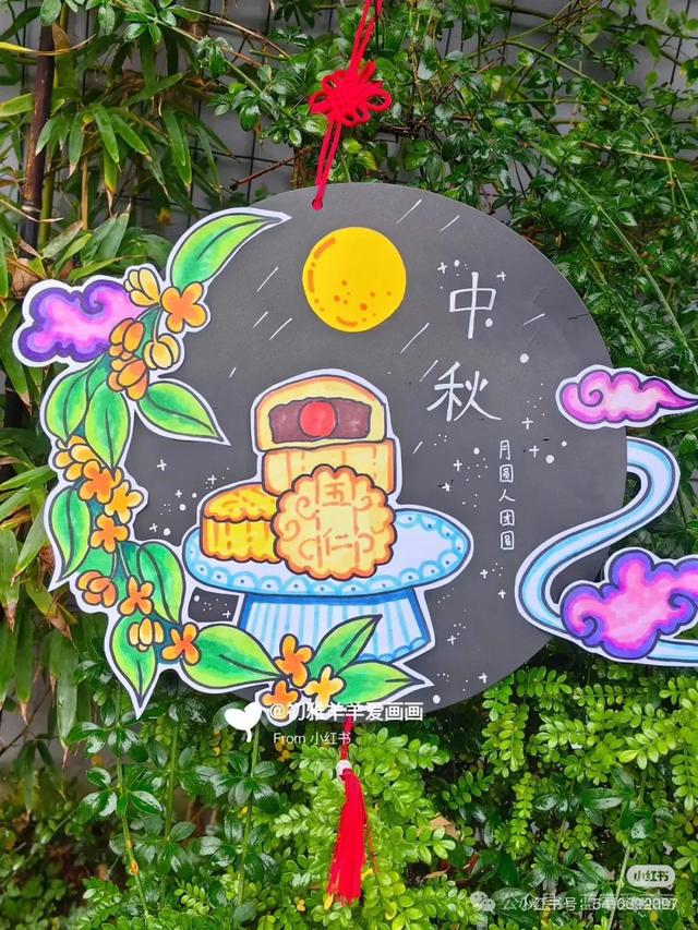 简笔画最全中秋节主题绘画＋绘画思路，张张创意满满！