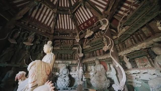 山西太原有个明代“小西天”，95后插画师勾勒79尊悬塑 |晋在眼前