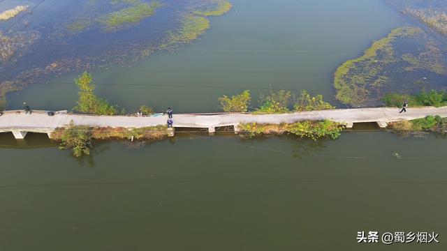 四川射洪三座清代石桥,小桥流水简直是现实版的《千里江山图》