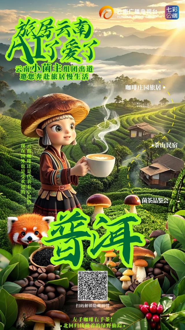 旅居云南·AI了爱了丨“云南小菌主”震撼集结，带你一站式解锁云南旅居密码