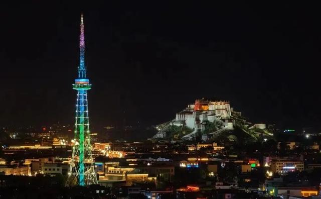 南京照明“点亮”拉萨民族团结塔