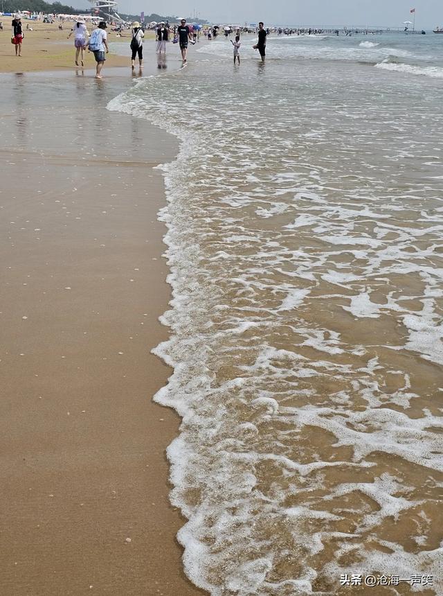 大海情深，沙滩，赶海，汽艇，人群，畅泳，其乐无穷……