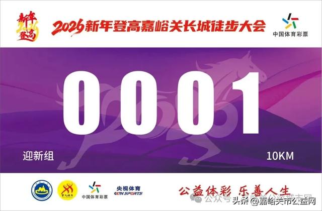 今日10点抢先报名 | 2026 新年登高 嘉峪关长城徒步大会邀你阔步迎新