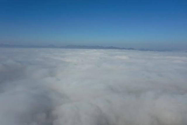 初冬清晨的余庆似“蓬莱仙境”！