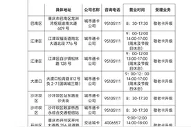 方便老年人升级 重庆敬老卡明起线下办理网点再增7个图片
