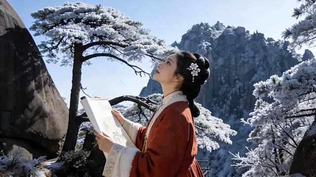 冰雪黄山绝景吟，雾凇奇观耀寰瀛！