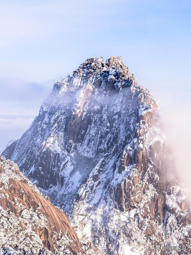 黄山“五绝”之一的冬雪,只有50天观赏期。