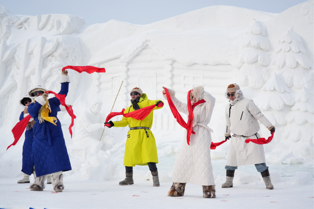 内蒙古冰雪英雄会额尔古纳冰雪欢乐季第三届中俄界河冰钓活动，冰雪盛宴启幕图集