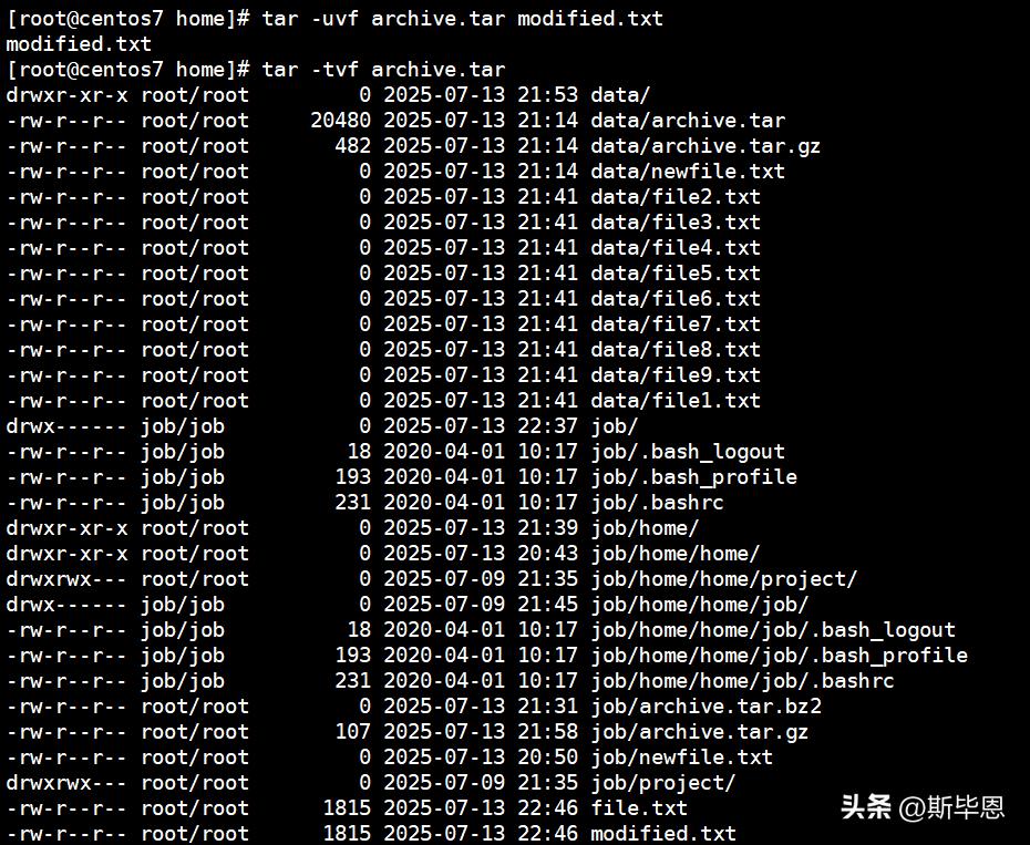 Centos7—tar 软件包参数管理插图11 Centos7—tar 软件包参数管理