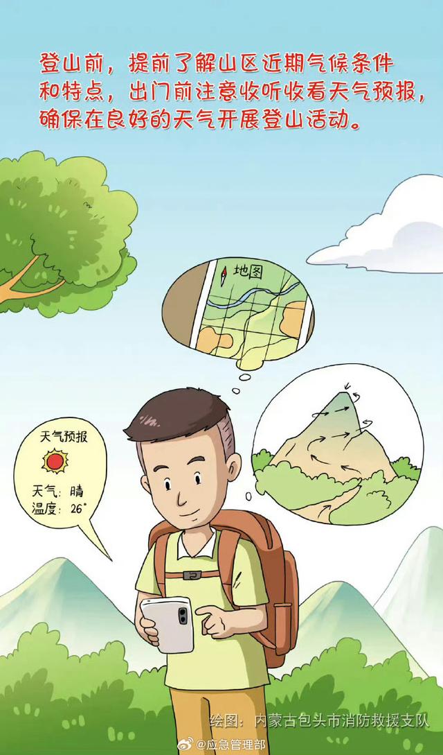 登山徒步，量力而行！