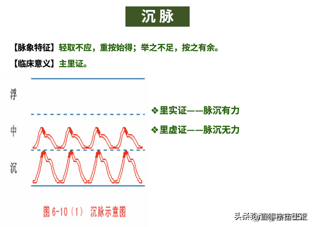 中诊入门：浮、散、革、芤脉，沉脉对比伏、牢脉，文末附《指法》