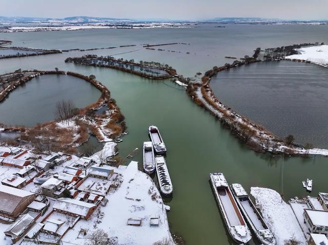 雪落女山湖,千年古镇换银装 | 嘉山秀水 自在明光