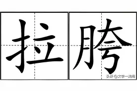 “拉胯”不念lā kuǎ，怎么读，“拉胯、拉垮”意思有何不同？图片