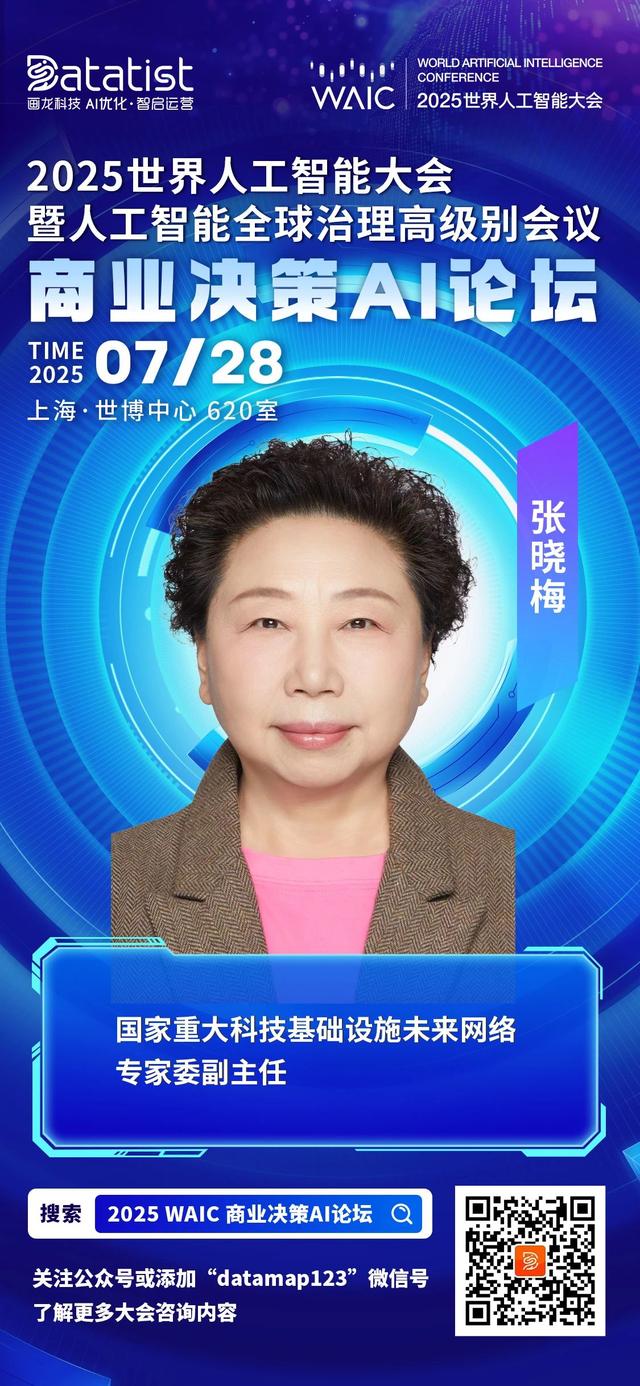 国家重大科技基础设施未来网络专家委副主任张晓梅女士确认出席