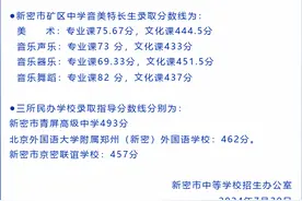 郑州：多地中招录取线公布！图片