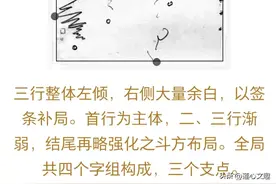 书法常用章法示意图图片