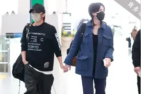 王菲机场背火Longchamp包，“松弛感”拉满！上班这么穿不费力~图片