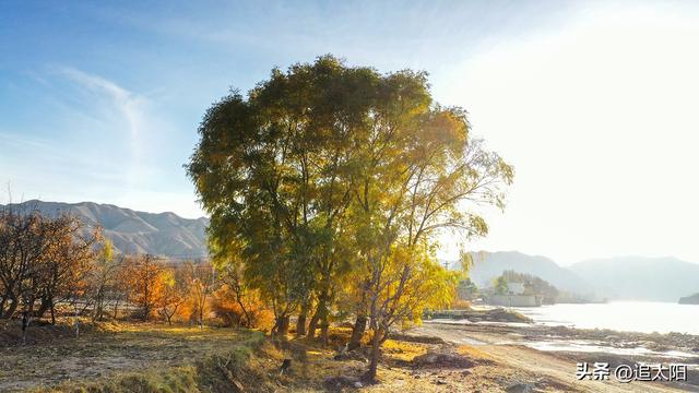 黄河古村初冬沐夕阳
