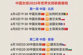 2025世界女排联赛来袭，中国女排全新阵容冲击2028奥运会图片