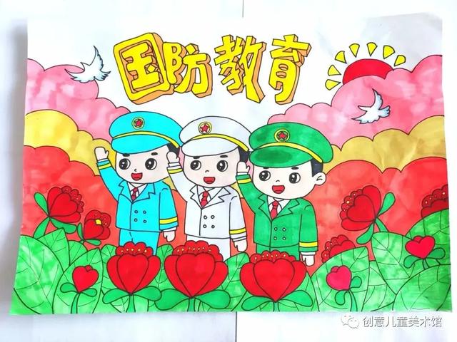 国防手抄报内容大全（国防教育手抄报主题绘画）