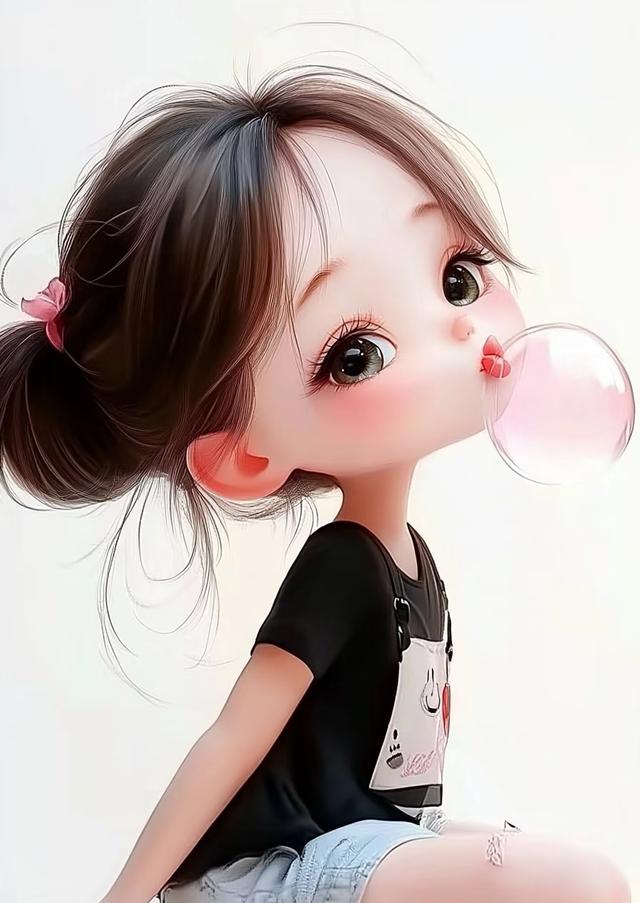 头像‖泡泡女孩