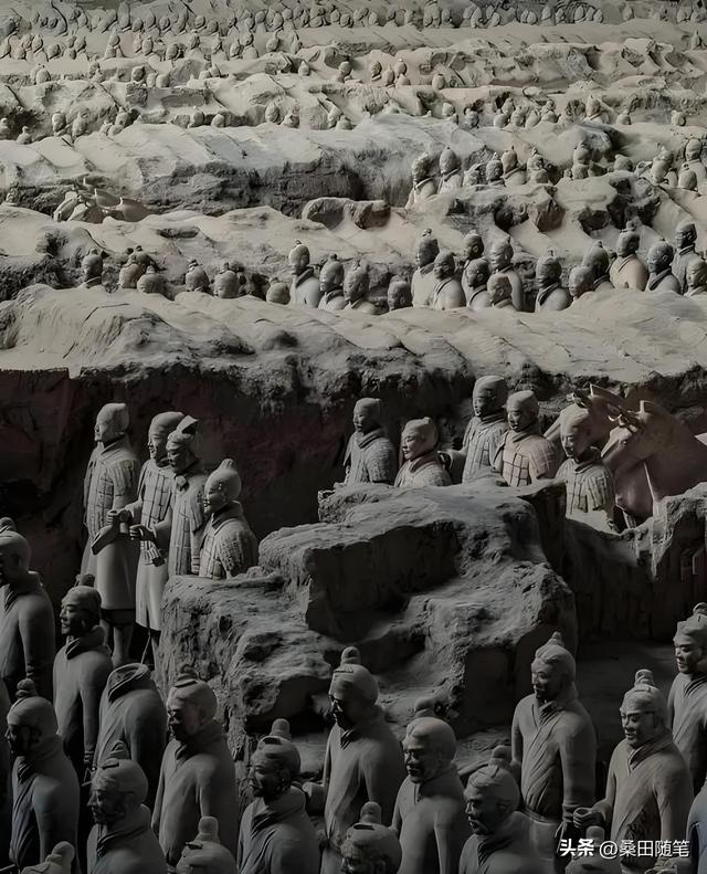 西安的秦始皇兵马俑