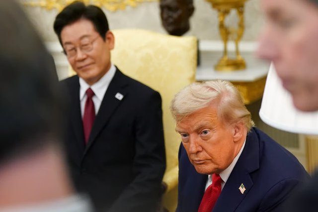 等不到邀请，特朗普想拉上李在明，一起去中国，还找了个离谱借口