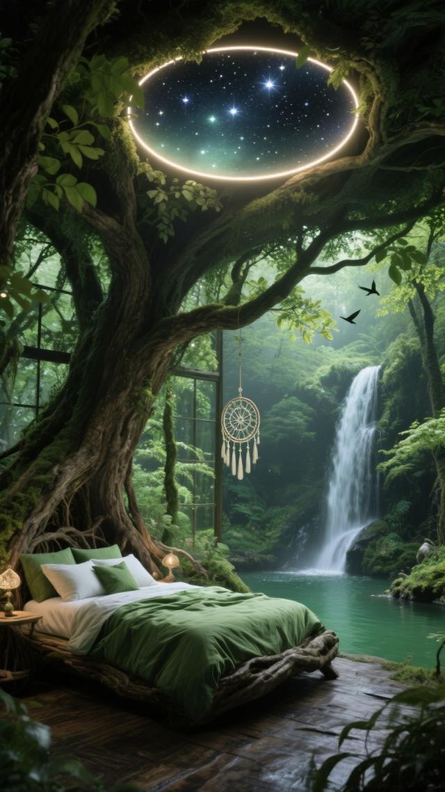 这间卧室，藏着我想要的森林梦境