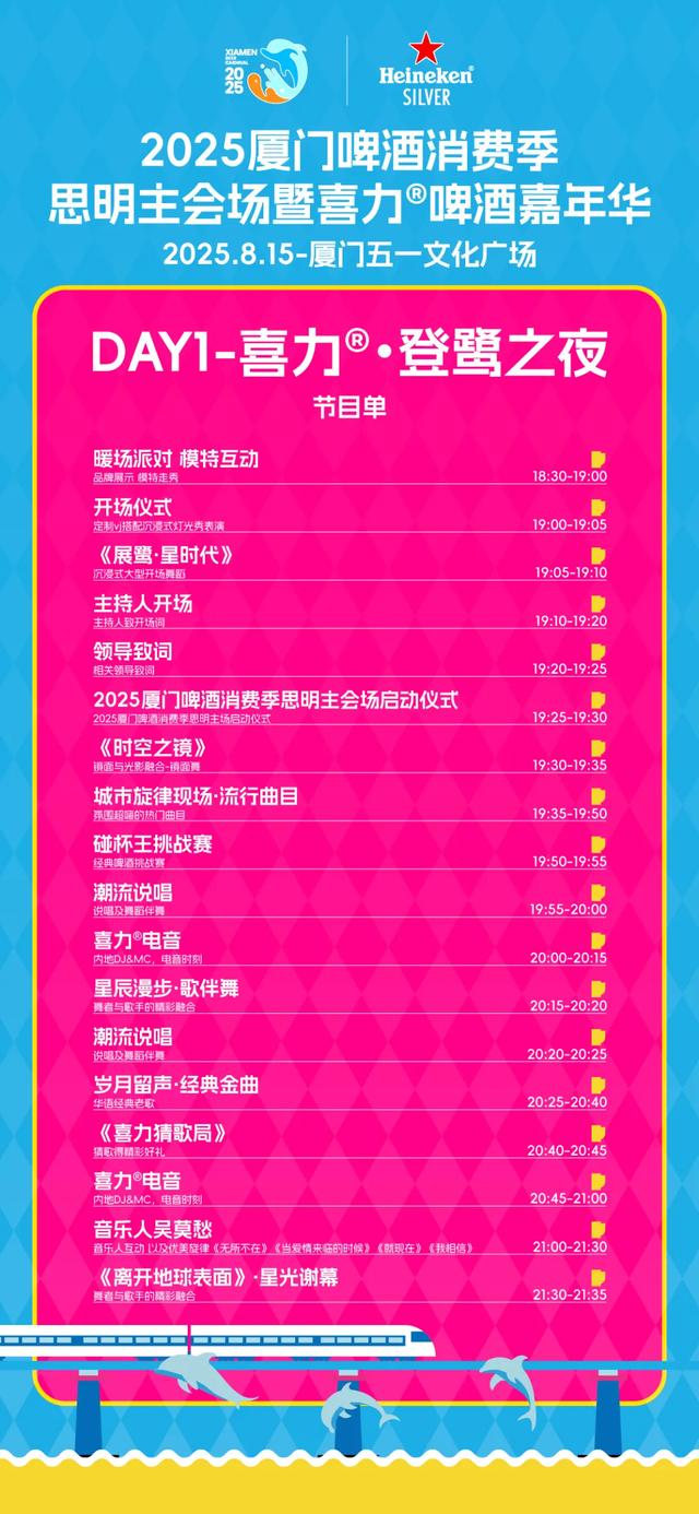 今晚开启！厦门五一广场，周末美食、啤酒、音乐……免费预约→