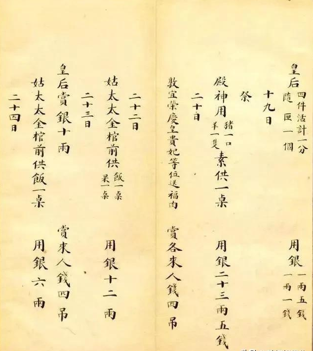 晚清皇妃的手写账本曝光，水平甩慈禧一大截，当代专家也汗颜不已
