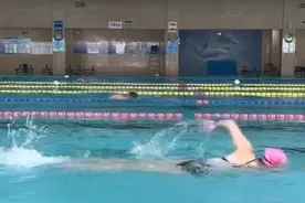 自由泳转体和转髋真正意义就是正确的髋驱鞭腿，而不是主动转身体图片