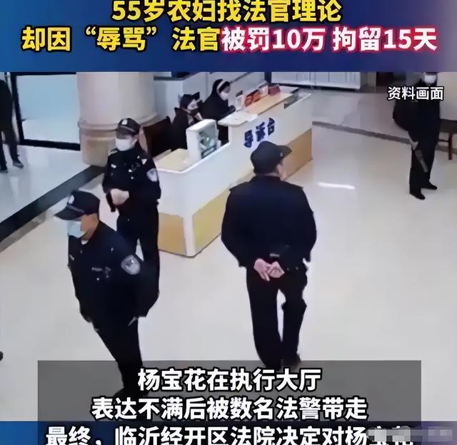 反转？辱骂法官事件后续：监控曝光细节，农妇处罚撤销，法官委屈