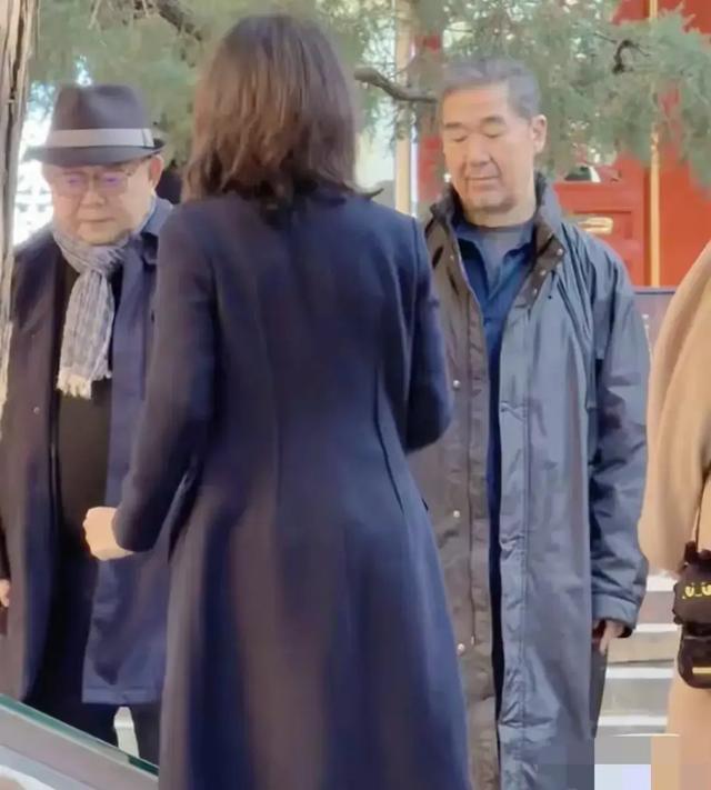 70岁张国立和76岁王刚在北京被偶遇，俩人老了好多，同框好温馨啊