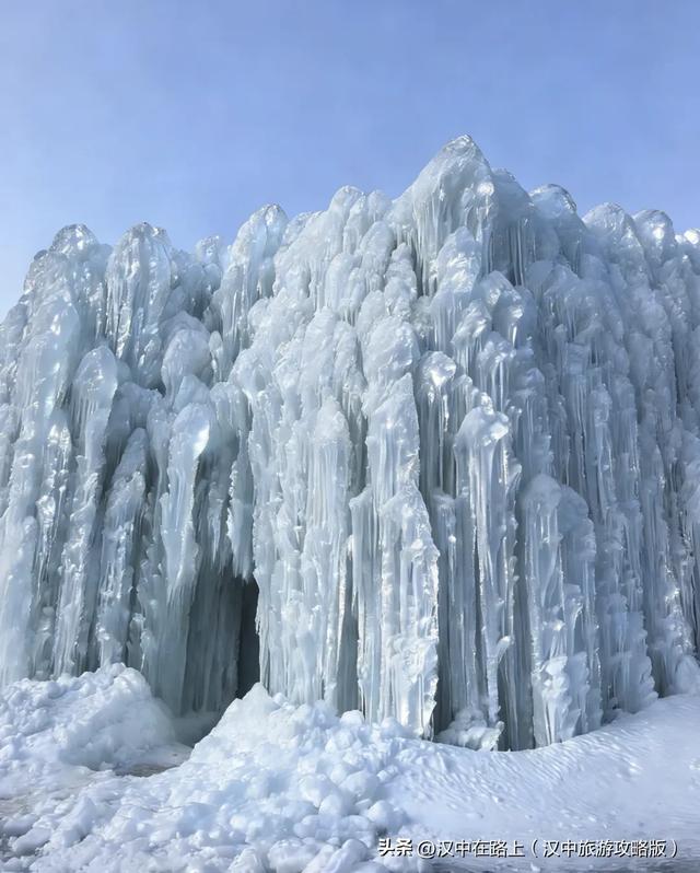 汉中巨型冰瀑奇观惊艳上线！